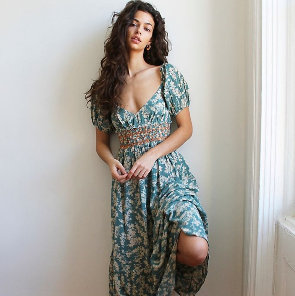 *LAST CHANCE* NWT Free People Ellie Printed Dress